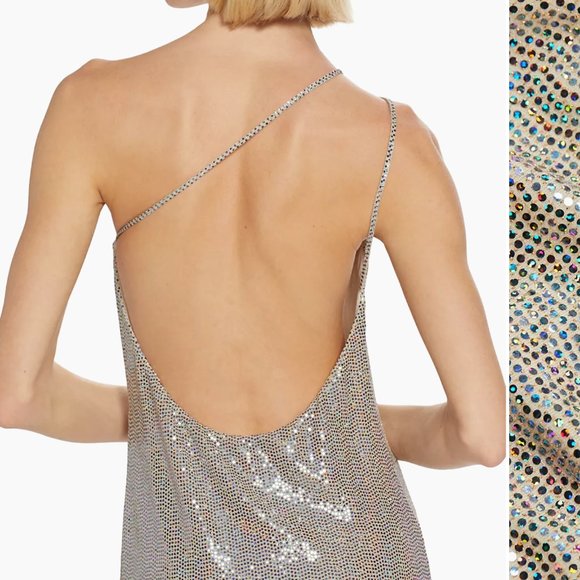 Elegant Silver Backless Dress - Picture 7 of 12